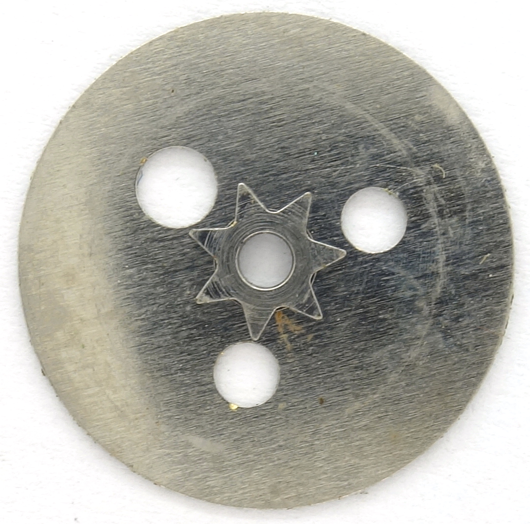 Citizen 4103: Unterseite der Wochentagsscheibe