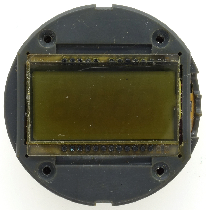 Außenseite des LC-Displays Elektronika 3049: Außenseite des LC-Displays