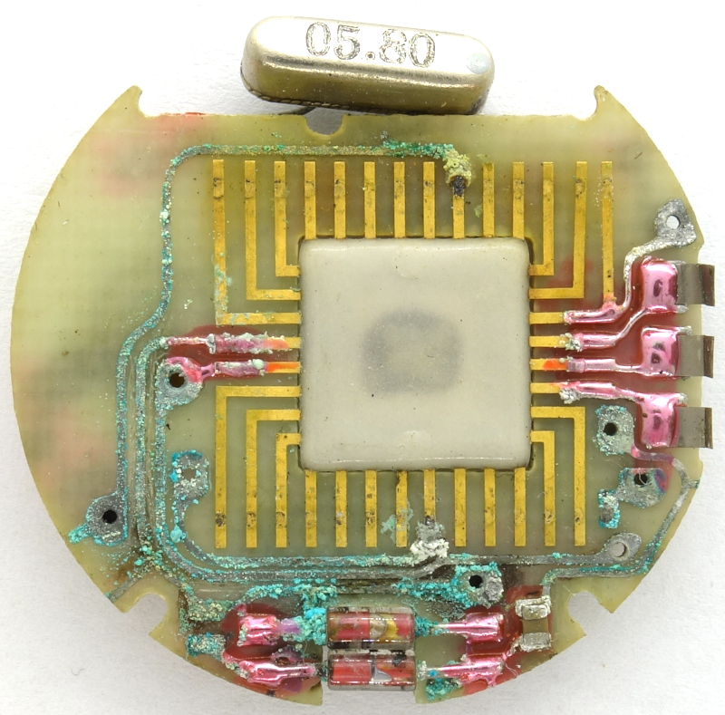 Innenseite der Platine Elektronika 3049: Innenseite der Platine