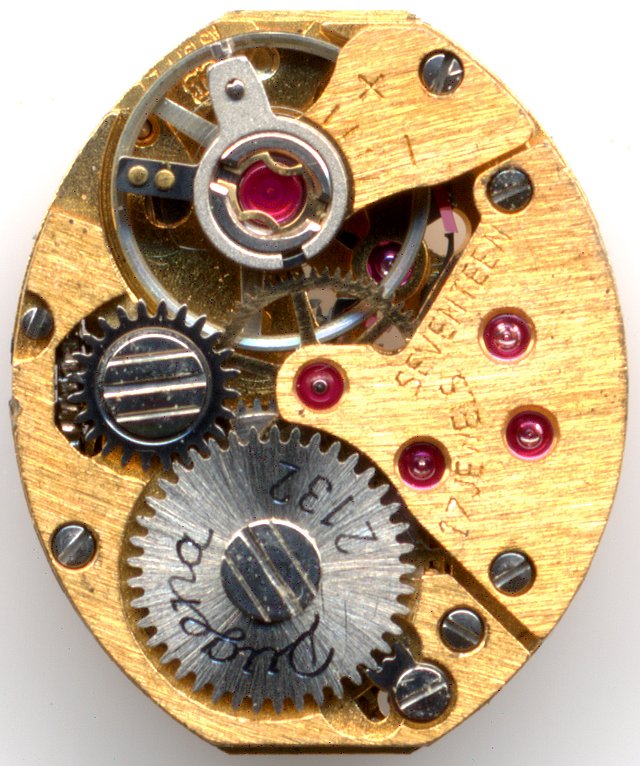 Dugena 2132 = INT AS 1977-2 | Das Uhrwerksarchiv
