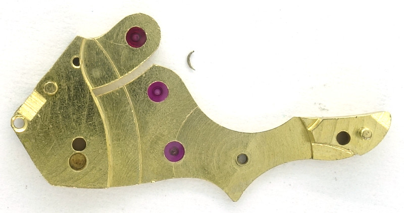 Innenseite Räderwerksbrücke PUW 500: Innenseite Räderwerksbrücke