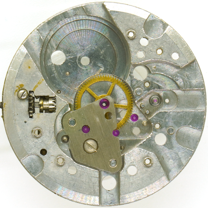Grundplatine mit Minutenrad PUW 61: Grundplatine mit Minutenrad