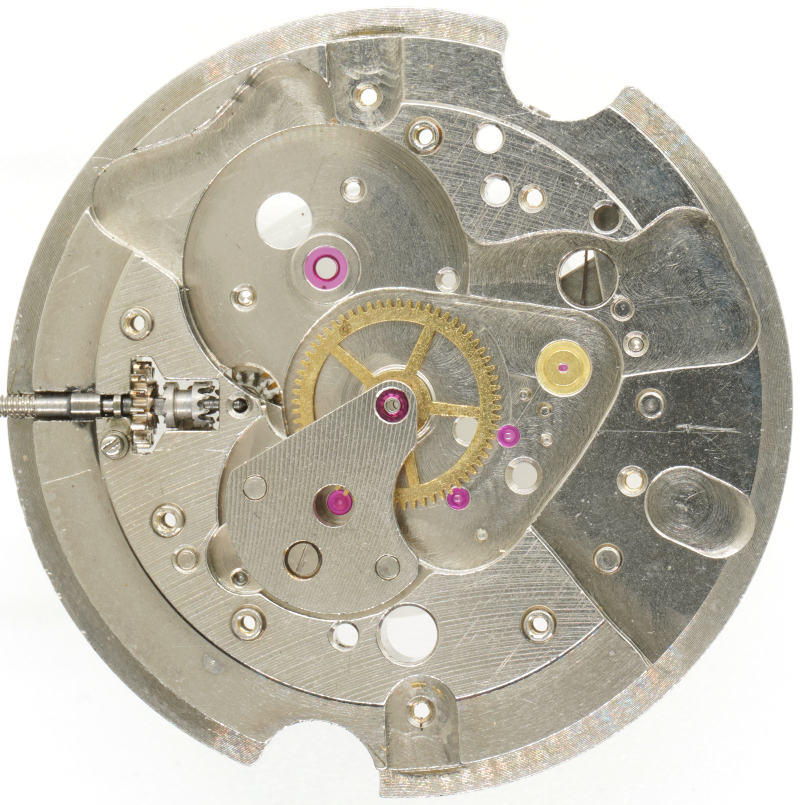 Grundplatine mit Minutenrad Ricoh 54722: Grundplatine mit Minutenrad