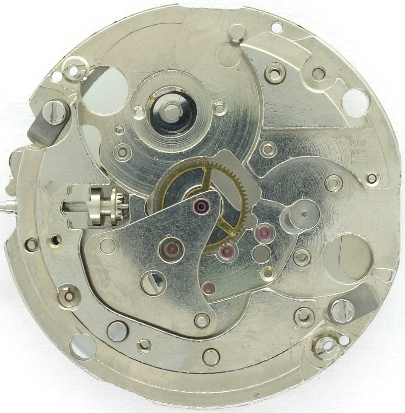 Grundplatine mit Minutenrad Seiko 7009A: Grundplatine mit Minutenrad