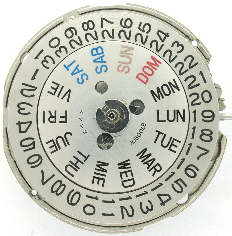 Seiko 7009A: Zifferblattseite Seiko 7009A: Seiko 7009A: Zifferblattseite