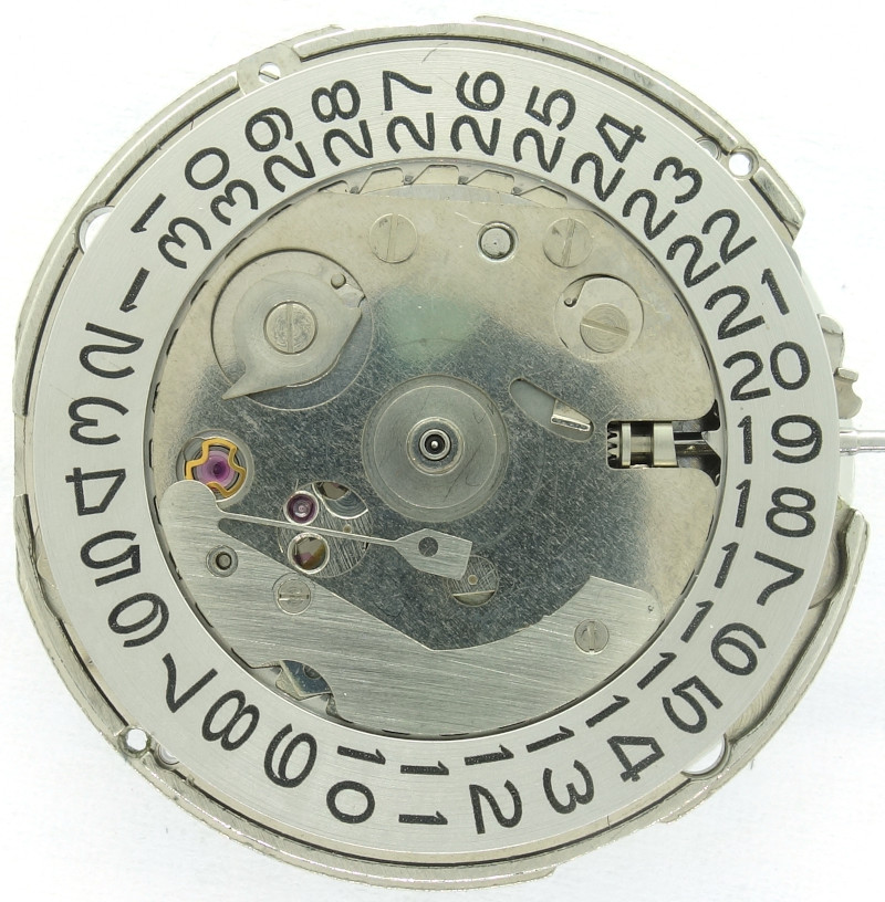 geschlossener Datumsmechanismus Seiko 7009A: geschlossener Datumsmechanismus