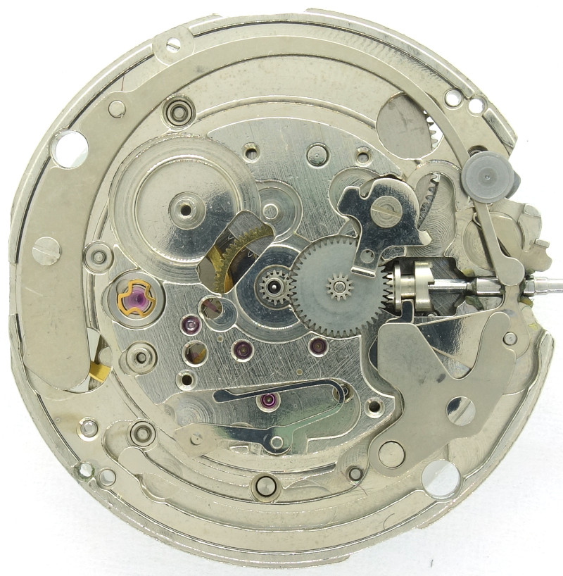 noch leere Zifferblattseite Seiko 7009A: noch leere Zifferblattseite