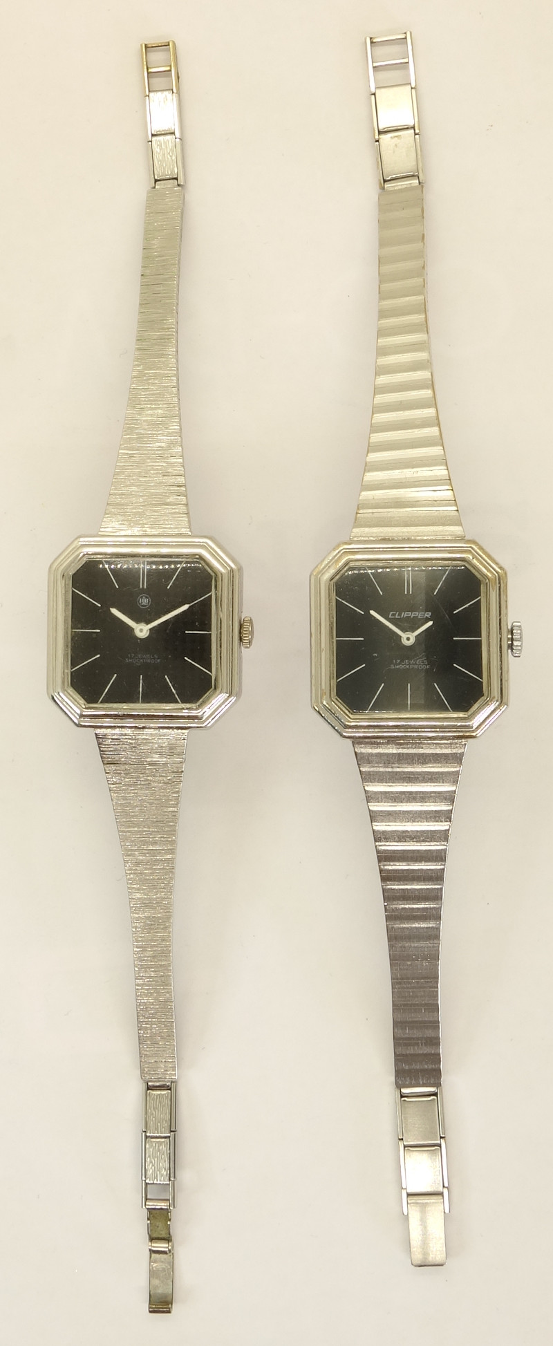 zwei fast identische Damenuhren von HB und Clipper (HB 90)