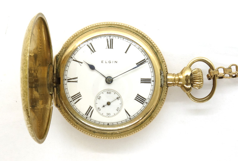 Elgin Sprungdeckel-Taschenuhr Elgin 298: Elgin Sprungdeckel-Taschenuhr